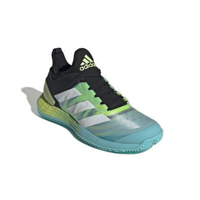 adidas Buty tenisowe Adizero Ubersonic 4 Clay/na korty ziemne czarne/niebieskie/zielone damskie